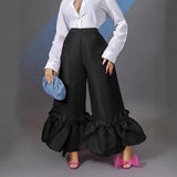 AM220521 High Waist Flare Pants HZ0107