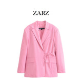 ZARZ Homemade New Women's Clothing With Easy-Rette Clip Long Sleeve Suit Coat 5247739 HZ0107