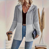 2025Wish Autumn And Winter Fashion New Splicing Large-Size Casual Loose Coat Women's Clothing