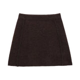 ZARZ Homemade New Women's Knitted Coat Side Suture High Waisted Slid Mini HZ0107