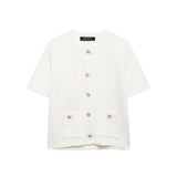 ZARZ Homemade New Women's Oceaned Smozy Short-Sleeved Knitted Coat 6427/031 HZ0107