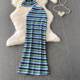 Holiday Style Unique Water Corrugated Sling Sling Coat High Waist Repair Look Hips