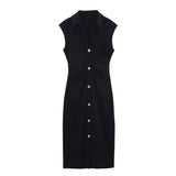 ZARZ Homemade New Women's Classic Pearl-Blobuted Shirt Dress 3644176 HZ0107