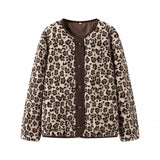 ZARZ Homemade New Women's Classic Fashion Fashioned Hsinth Lambs Leopard Coat HZ0107
