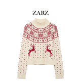 ZARZ Homemade New Women's Classic Fashion Shang Hollow Embroidered Cotton Top 1268146 HZ0107