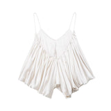 ZARZ Homemade New Women's Clothing Oceanic Silk Folded Blouse 3776/019/712 HZ0107