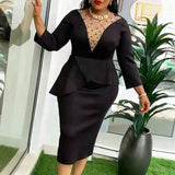 Elegant Half-High Collar Lotus Leaf-Side Dress Sided Shoulder Lotus Hem Banquet Evening Dress Dresses HZ0107