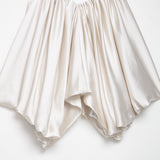 ZARZ Homemade New Women's Clothing Oceanic Silk Folded Blouse 3776/019/712 HZ0107