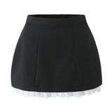 ZARZ Homemade New Women's Classic Fashion Fashion Lace Spliced Floral Bud Skirts HZ0107