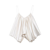 ZARZ Homemade New Women's Clothing Oceanic Silk Folded Blouse 3776/019/712 HZ0107