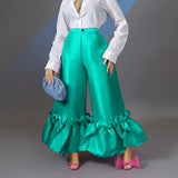 AM220521 High Waist Flare Pants HZ0107
