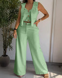 2025 New Fashion Casual Vest Suit Women's Clothing HZ0107