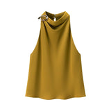 ZARZ Homemade New Women's Clothing Smocoat With Seam-Cloaught Hanging Collar Blouse 8919 911 HZ0107