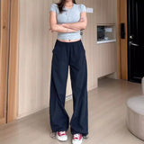 Black Quick-Drying Spant Sweatpants Women's Thin 2025 New Summer Small Straight-Legged Trousers