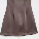 ZARZ Homemade New Women's Clothing Fashion Feather Hanging Neck Dress 4772209 HZ0107