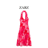 ZARZ Homemade New Women's Fashionable Thin Scarf Printed Long Dress 3322307 HZ0107