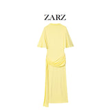 ZARZ Homemade New Women's Clothing De-Backed Stacked Decoration Long Dress 4661209 HZ0107