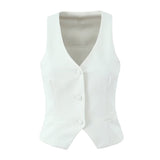 ZARZ Homemade New Women's Sleeveless Buttoned Suit HZ0107