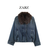 ZARZ Homemade New Women's Fashion Fashion Fashion Fashionable Fashion Hanging Neck Blouse HZ0107