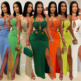 Round-Neck Long-Sleeved Knitted Shirt Coat + Straight Trousers + Vest Three-Piece Set High Quality Women's Clothing HZ0107