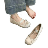 Gentle Evening Night Wind Mary Jane Shoes Women's 2025 New French Elegant Silk And Satin With Skirts To Increase Evening Shoes HZ0107