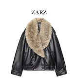 ZARZ Homemade New Women's Oceaned Tfleet Tweed Eye Knitted Coat 9598065 HZ0107