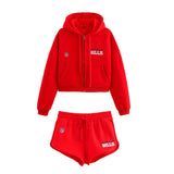 ZARZ Homemade New Women's Clothing Buffalo Bills Team Decorative Hoodie Decoration Shorts HZ0107
