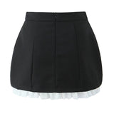ZARZ Homemade New Women's Classic Fashion Fashion Lace Spliced Floral Bud Skirts HZ0107