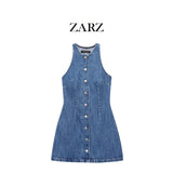 ZARZ Homemade New Women's Fashion Stylish Denim Mini Dress 6147/092 HZ0107