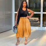 Women's Clothing Street Fashion Casual Jeans Tight Waist Straight Legs Seven-Point Pants HZ0107