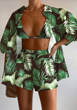 2025 Fashion Casual Print Three-Piece Women's Clothing HZ0107