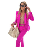 2025 New Fashion Casual Suit Women's Clothing HZ0107