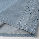 ZARZ Homemade New Women's Classic Slenipe Embroidered High-Rise Easier 6147119 HZ0107