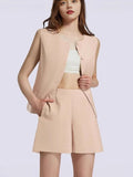 2025 New Fashion Temperament Vest Suit Women's Clothing HZ0107