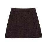 ZARZ Homemade New Women's Knitted Coat Side Suture High Waisted Slid Mini HZ0107