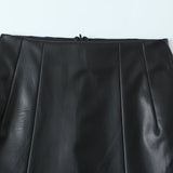 ZARZ Homemade New Women's Clothing Fashion Pure Leather Short Dress 2334323 HZ0107