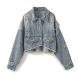 ZARZ Homemade New Women's Classic Stylish Denim Short Jacket Coat 8197295 HZ0107