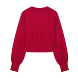 ZARZ Homemade New Women's Classic Heart-Shaped Button Knitted Coat 5536/032 HZ0107