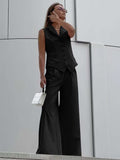 2025 Fashion Casual Vest Trousers Suit Women's Clothing HZ0107