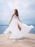 2025 New Lace Chiffon Dress Ball White Evening Dress Open Dress