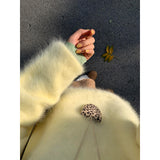 Milk Yellow Marinade Sweater Women Autumn And Winter Winter Hairy Soft Glutinous Milk Fufu Loose Inside Knitted Shirt Top