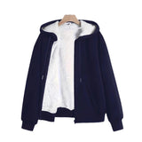 New Women's Winter Explosion Warm Plush Hoodie Jacket
