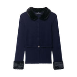 ZARZ Homemade New Women's Armificed Turf Effect Spliced Knitted Coat 2756/128 HZ0107