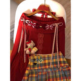 Real Price Of New Year's Red Sweater Women's New Autumn And Winter Thicken A Word On The Shoulder Snake Year's Life Year Bottom Shirt