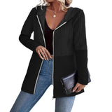 2025Wish Autumn And Winter Fashion New Splicing Large-Size Casual Loose Coat Women's Clothing