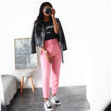 Women's Spring And Summer High-Waisted Leisure Trousers Slim Slimming Suit Trousers Ladies Trousers Autumn Professional Pants HZ0107