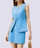 2025 New Fashion Temperament Vest Suit Women's Clothing HZ0107