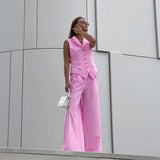 2025 Fashion Casual Vest Trousers Suit Women's Clothing HZ0107