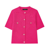 ZARZ Homemade New Women's Smocoat Smozy Short-Sleeved Knitted Top 1822/022/621 HZ0107