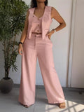 2025 New Fashion Casual Vest Suit Women's Clothing HZ0107